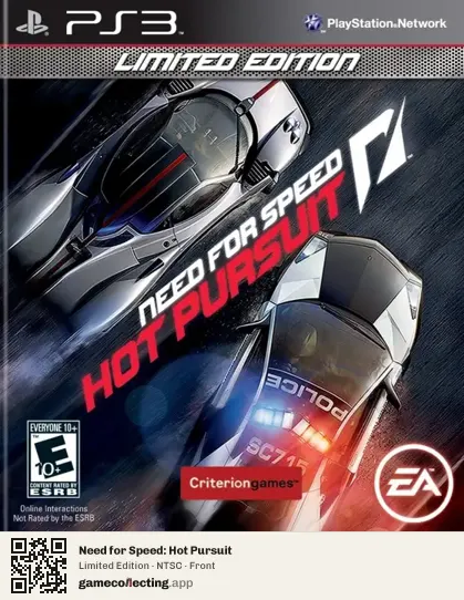 Need for Speed: Hot Pursuit PlayStation 3, NTSC box front