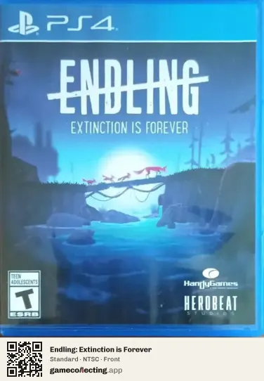 Endling: Extinction is Forever PlayStation 4, NTSC box front