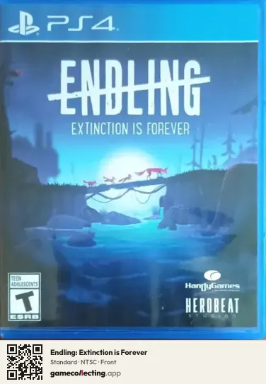 Endling: Extinction is Forever PlayStation 4, NTSC box front