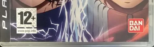 Naruto: Ultimate Ninja Storm, the PEGI square on its front