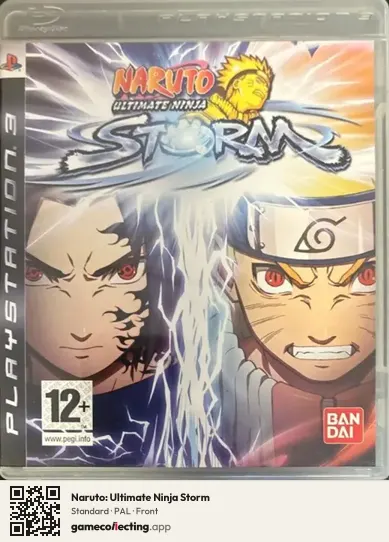 Naruto: Ultimate Ninja Storm PlayStation 3, PAL box front