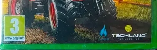 Pure Farming 2018, the PEGI square on its front