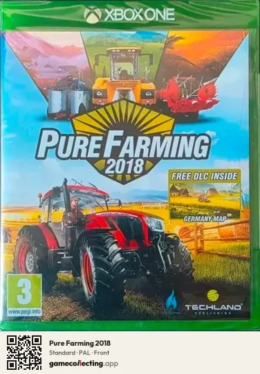 Pure Farming 2018 Xbox One, PAL box front