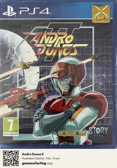 Andro Dunos II PlayStation 4, PAL box front