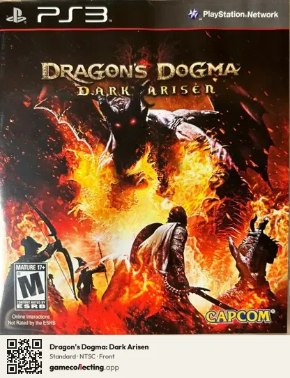 Dragon's Dogma: Dark Arisen PlayStation 3, NTSC box front