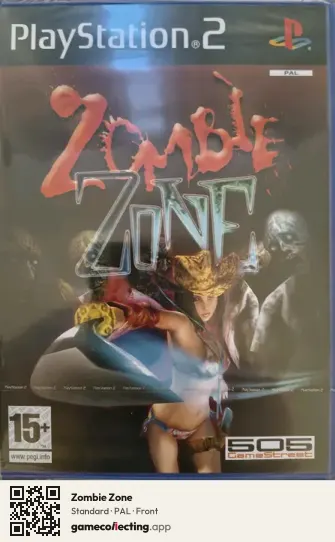 Zombie Zone PlayStation 2, PAL box front
