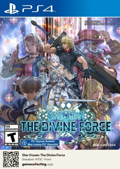 Star Ocean: The Divine Force PlayStation 4, NTSC box front