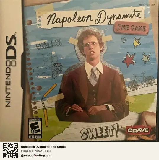 Napoleon Dynamite: The Game Nintendo DS, NTSC box front