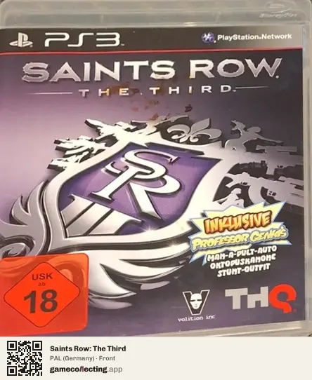 Saints Row: The Third PlayStation 3, Germany box front