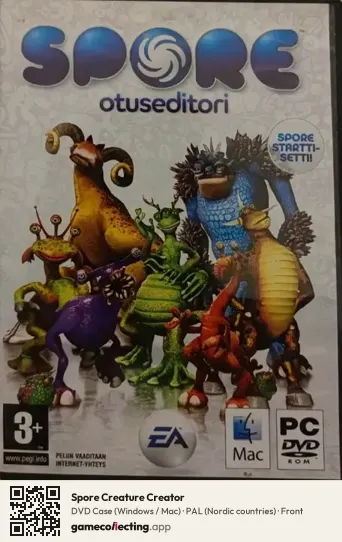 Spore Creature Creator Computer, Nordic countries box front