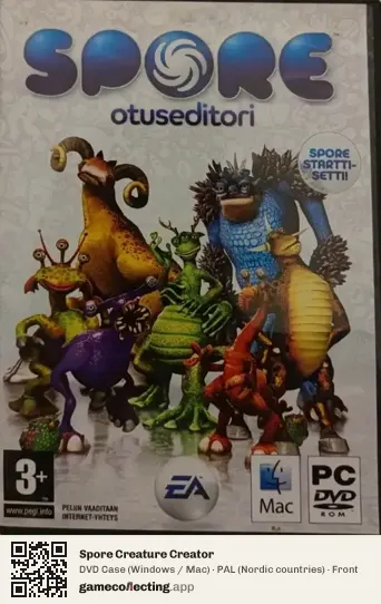 Spore Creature Creator Computer, Nordic countries box front