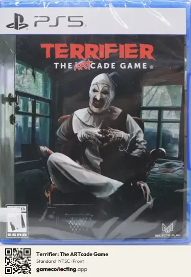 Terrifier: The ARTcade Game PlayStation 5, NTSC box front