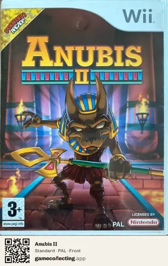 Anubis II Nintendo Wii, PAL box front