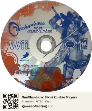 OneChanbara: Bikini Zombie Slayers Nintendo Wii, NTSC disc