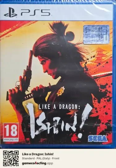 Like a Dragon: Ishin! PlayStation 5, Italy box front