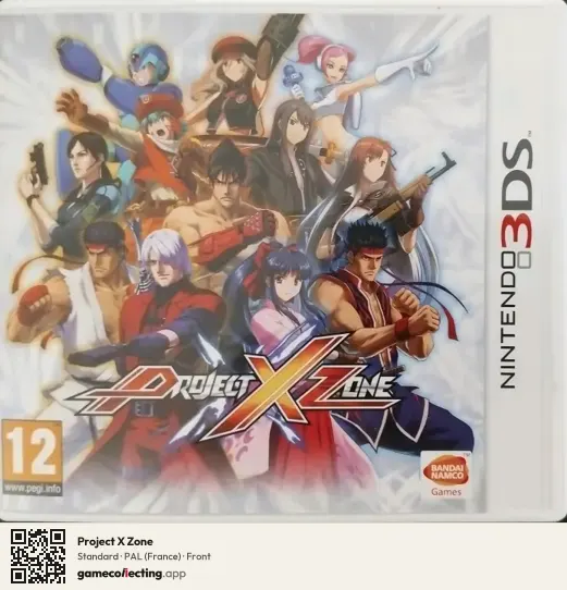 Project X Zone Nintendo 3DS, France box front