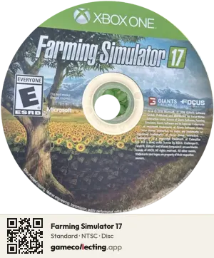 Farming Simulator 17 Xbox One, NTSC disc