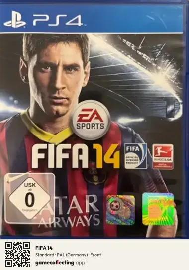 FIFA 14 PlayStation 4, Germany box front