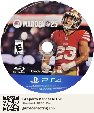 EA Sports Madden NFL 25 PlayStation 4, NTSC disc