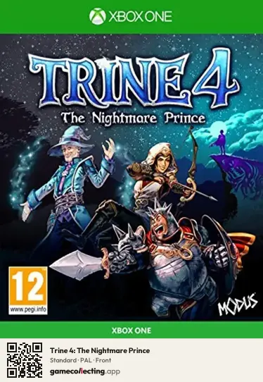 Trine 4: The Nightmare Prince Xbox One, PAL box front