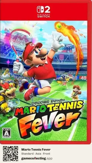 Mario Tennis Fever Nintendo Switch 2, Asia box front