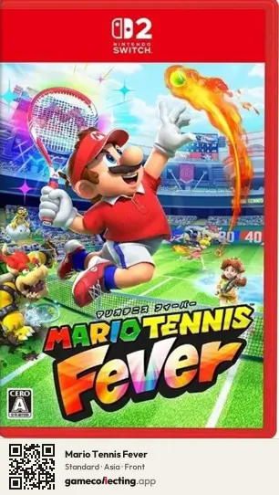 Mario Tennis Fever Nintendo Switch 2, Asia box front