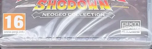 Samurai Shodown NeoGeo Collection, the PEGI square on its front