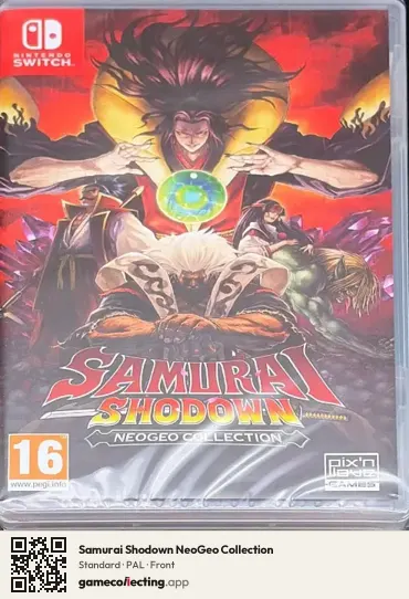 Samurai Shodown NeoGeo Collection Nintendo Switch, PAL box front
