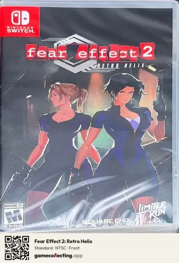 Fear Effect 2: Retro Helix Nintendo Switch, NTSC box front