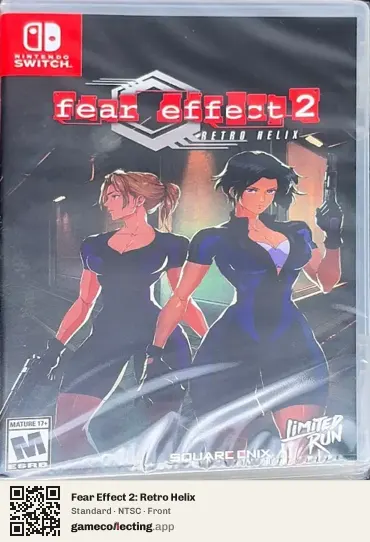 Fear Effect 2: Retro Helix Nintendo Switch, NTSC box front