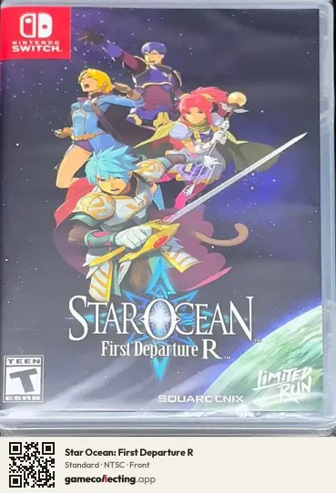 Star Ocean: First Departure R Nintendo Switch, NTSC box front