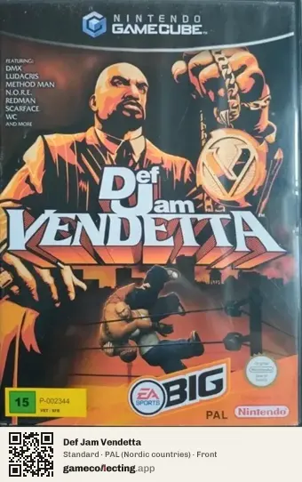 Def Jam Vendetta Nintendo GameCube, Nordic countries box front