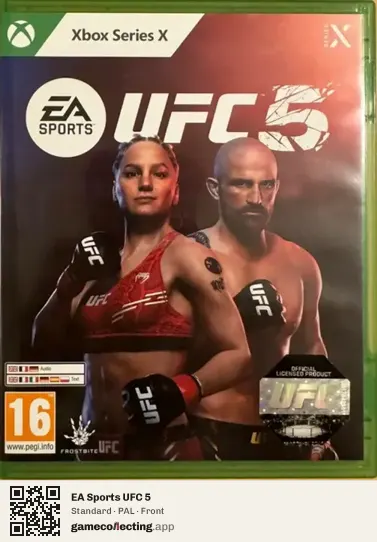 EA Sports UFC 5 Xbox Series X, PAL box front