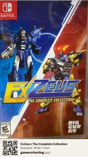 ExZeus: The Complete Collection Nintendo Switch, NTSC box front
