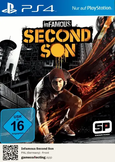 Infamous Second Son PlayStation 4, Germany box front