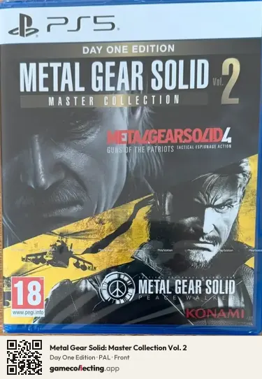 Metal Gear Solid: Master Collection Vol. 2 PlayStation 5, PAL box front
