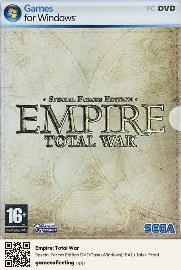 Empire: Total War Computer, Italy box front