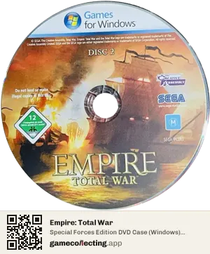 Empire: Total War Computer, PAL disc