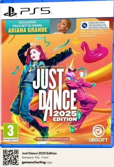 Just Dance 2025 Edition PlayStation 5, PAL box front