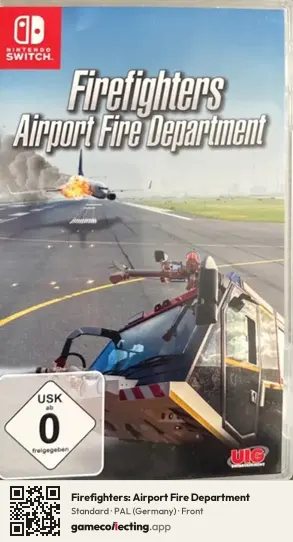 Firefighters: Airport Fire Department Nintendo Switch, Germany box front