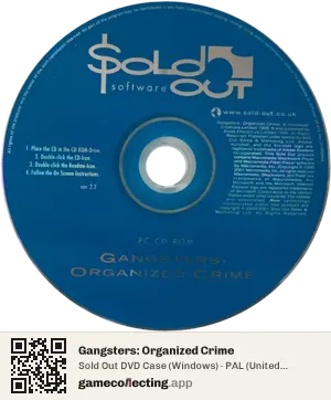 Gangsters: Organized Crime Computer, PAL disc