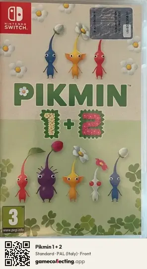 Pikmin 1 + 2 Nintendo Switch, Italy box front