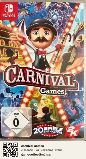 Carnival Games Nintendo Switch, Germany box front