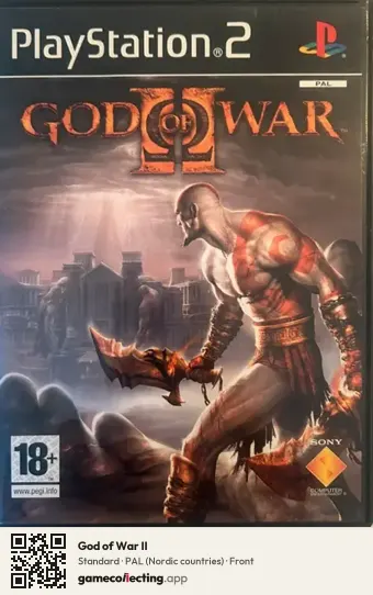 God of War II PlayStation 2, Nordic countries box front