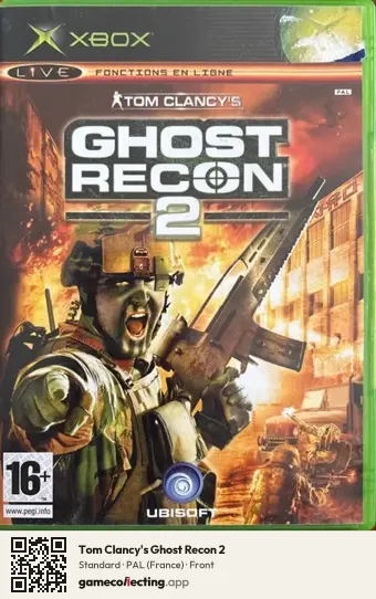 Tom Clancy's Ghost Recon 2 Xbox, France box front