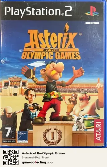 Asterix at the Olympic Games PlayStation 2, PAL box front
