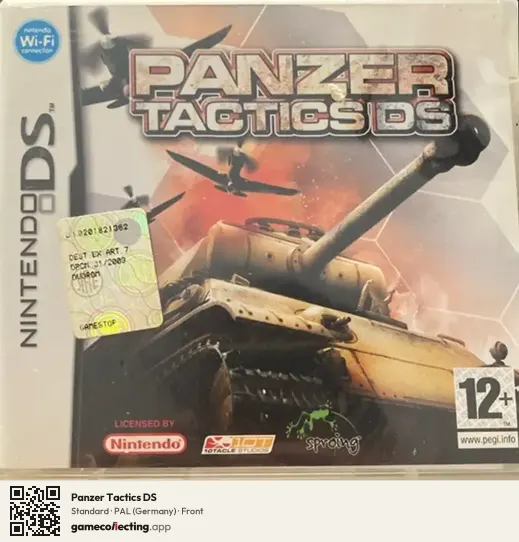 Panzer Tactics DS Nintendo DS, Germany box front