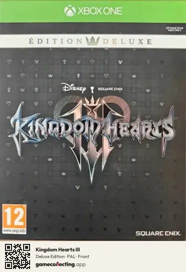 Kingdom Hearts III Xbox One, PAL box front