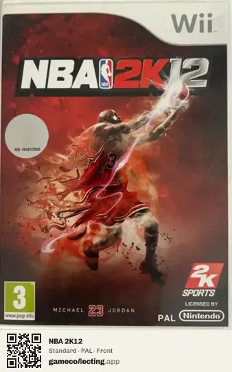 NBA 2K12 Nintendo Wii, PAL box front