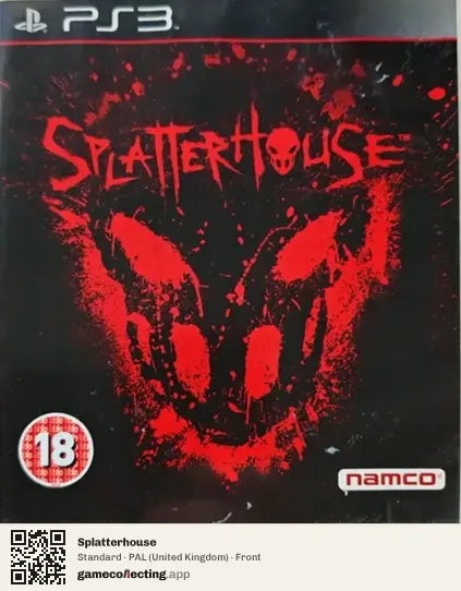 Splatterhouse PlayStation 3, United Kingdom box front
